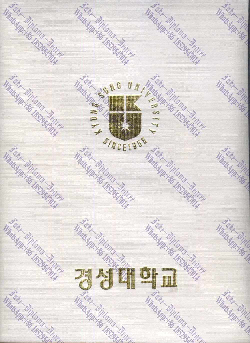 Buy fake Kyungsung University Diploma