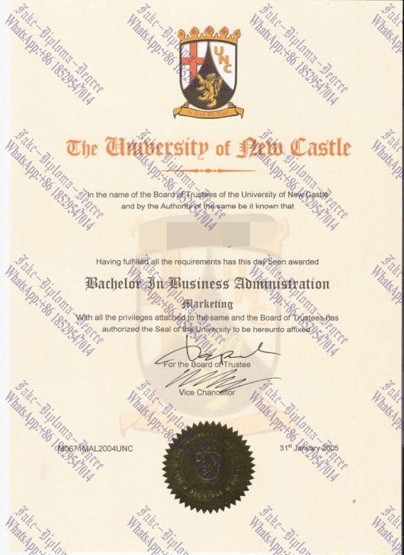 Buy fake University of Newcastle Diploma