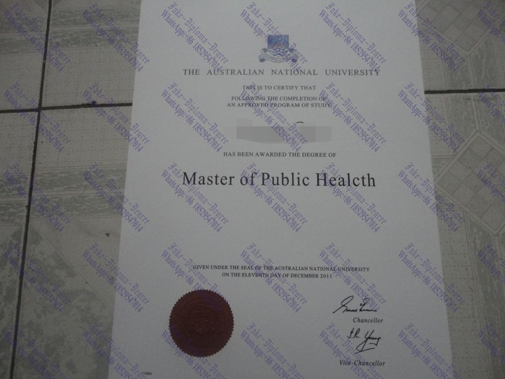 Fake The Australian National University (ANU) Diploma