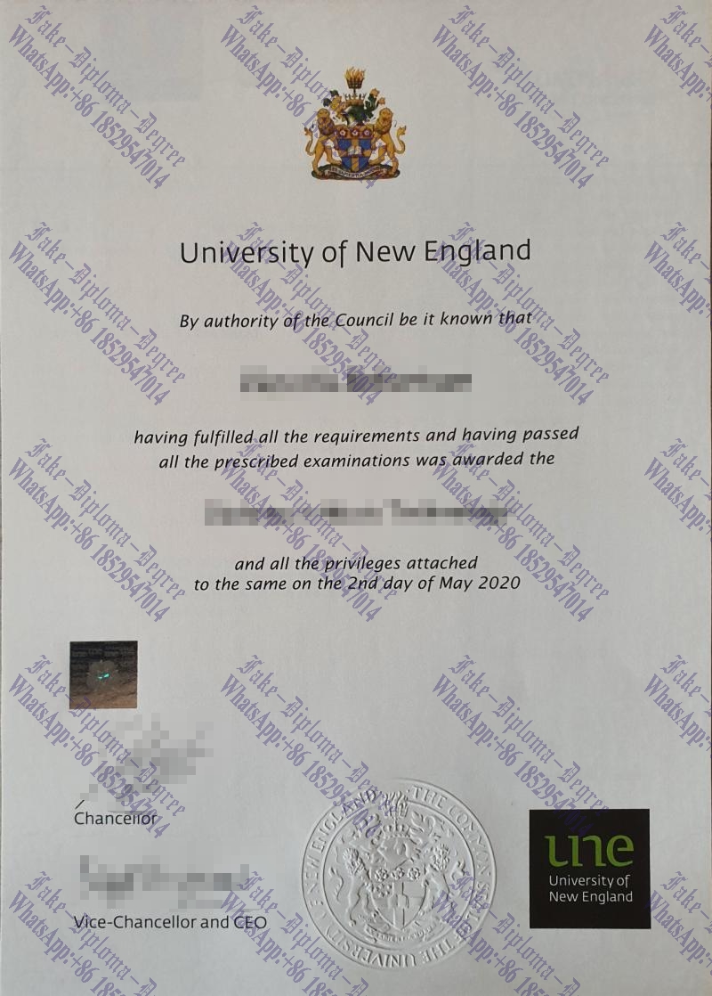 Fake The University of New England Diploma