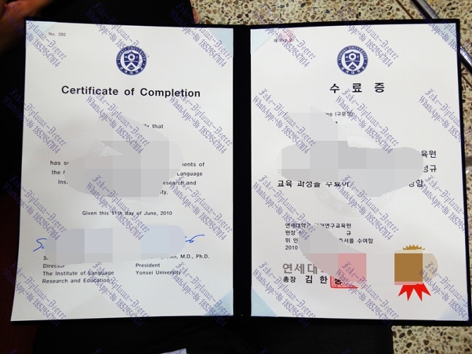 Fake Yonsei University Diploma