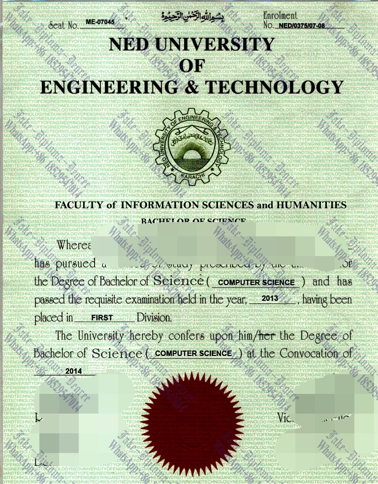 How Buy NED University of Engineering and Technology Degree