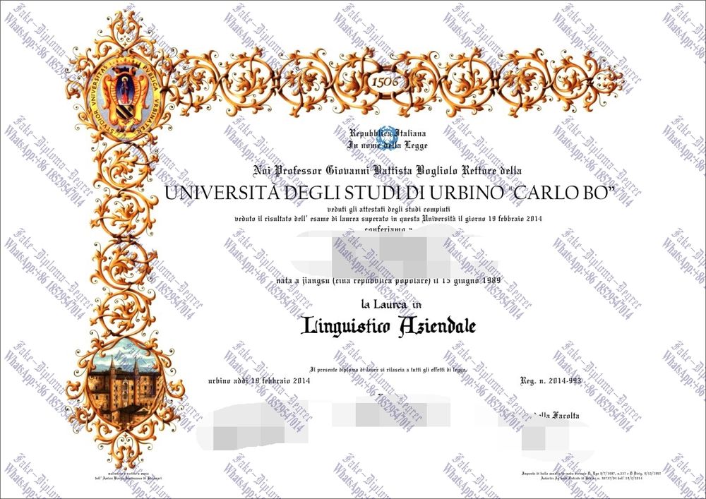 How Fast to Buy Fake University of Urbino Degree