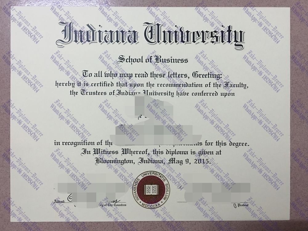 How to buy fake Indiana University Bloomington Diploma