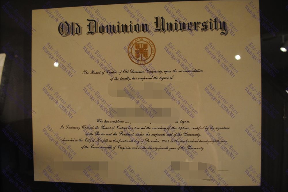 How to buy fake Old Dominion University Diploma