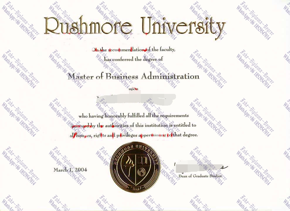 How to buy fake Rushmore University Diploma