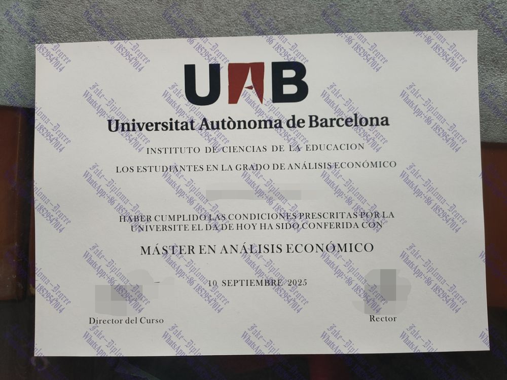 How to buy fake Universitat Autònoma de Barcelona Degree