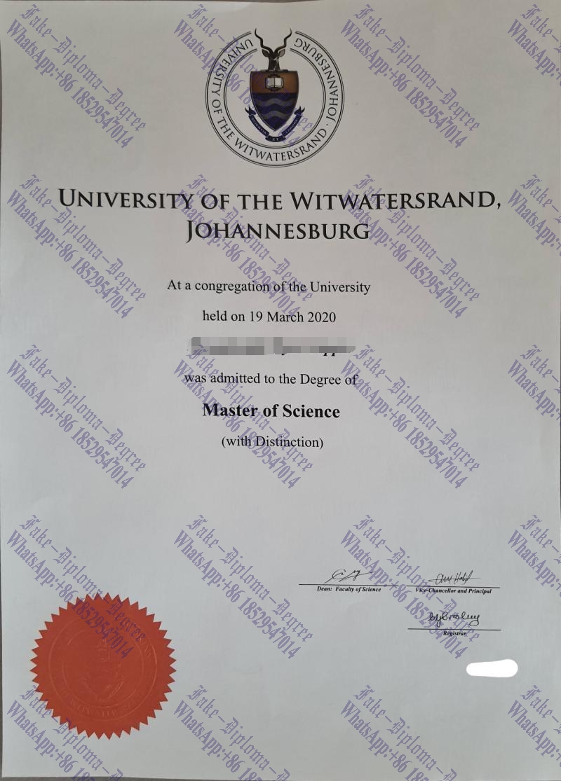 How to buy fake University of the Witwatersrand Degree