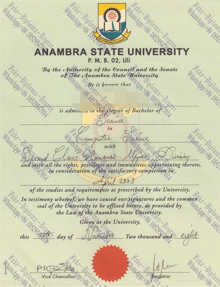 How to buy fake anambra state UNIVERSITY Degree