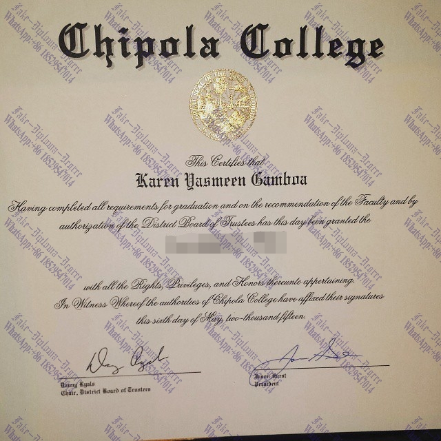 How to buy phony Chipola College Diploma