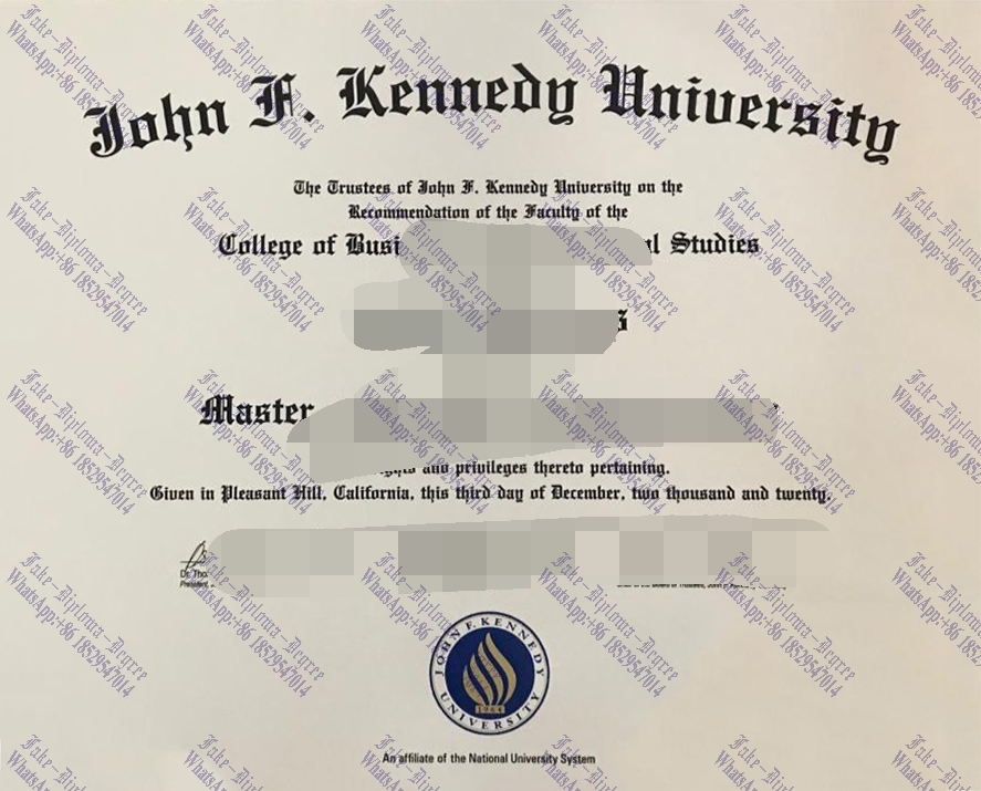 How to buy phony John F. Kennedy University Diploma