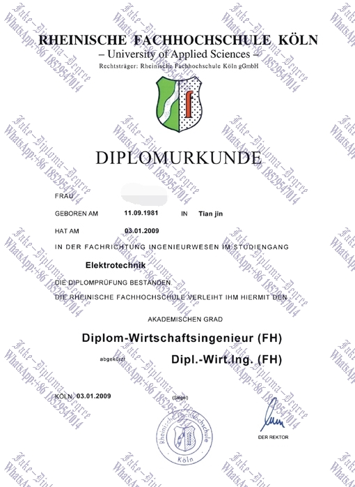 How to buy phony Rheinische Fachhochschule Koln Degree