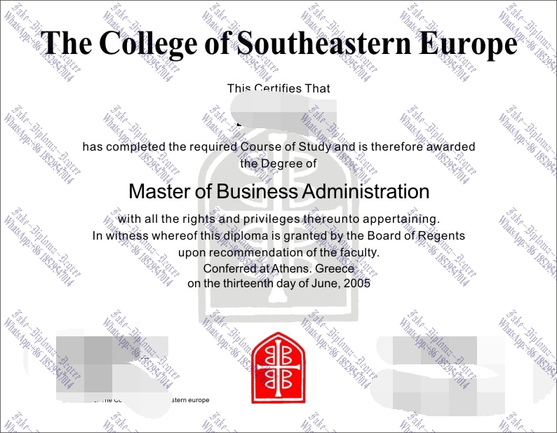 How to buy phony The College of Southeastrrn Europe Degree