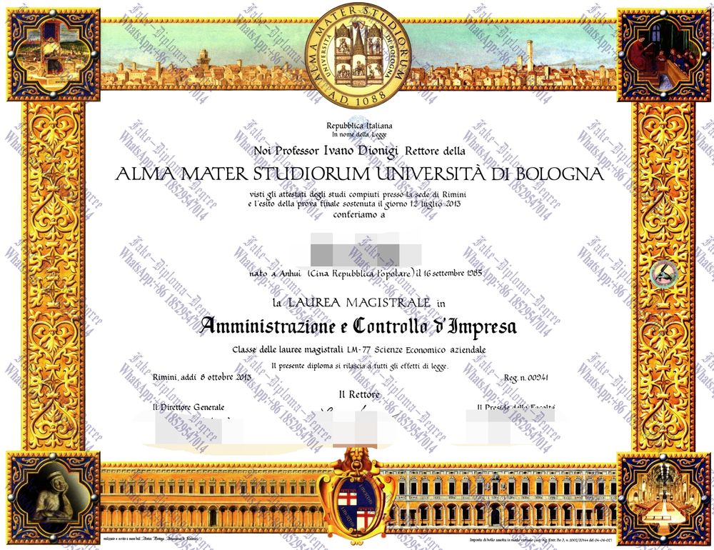 How to buy phony University of Bologna Degree