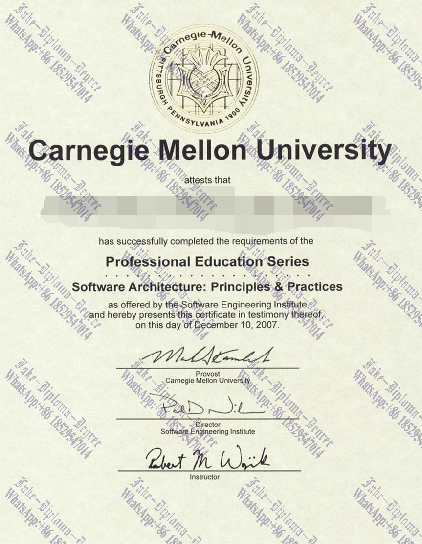 How to create fake carnegie mellon University Degree