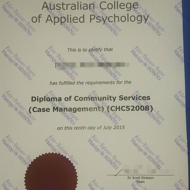 How to order fake Australian College of Applied Psychology Diploma