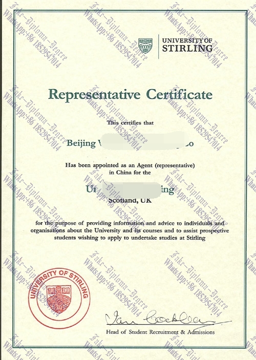 How to order fake University of Stirling Degree