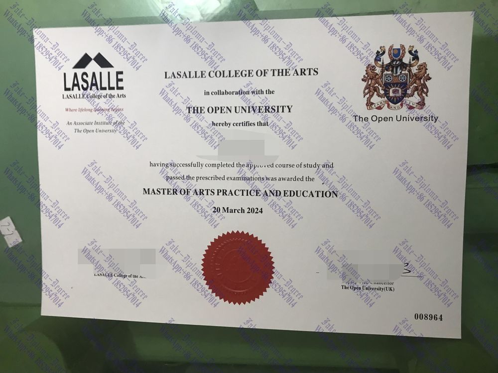 How to purchase fake LASALLE College of the Arts Diploma