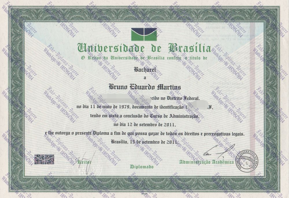 Is it possible to buy fake Universidade de Brasília Diploma