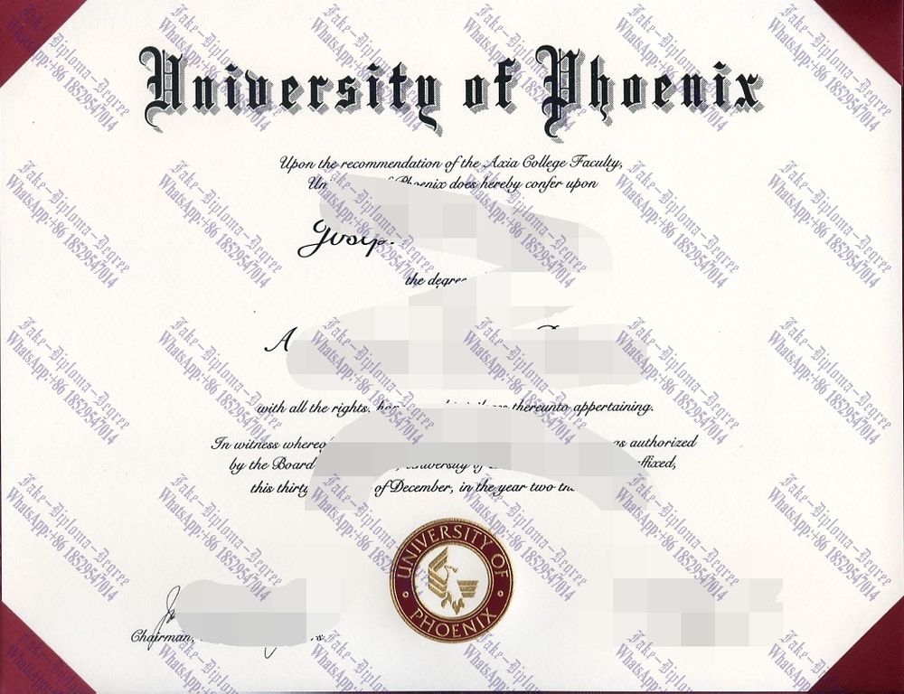 Make fake University of Phoenix Diploma