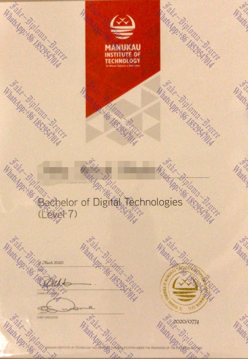 Purchase fake Manukau Institute of Technology Diploma