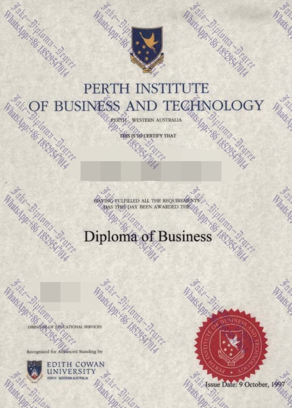 Purchase fake Perth Institute of Business and Technology Degree