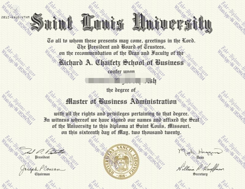 Purchase fake St. Louis University Degree