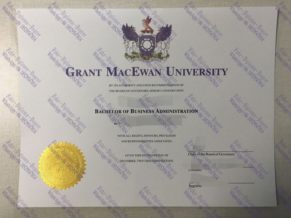 Purchase phony Grant MacEwan University Diploma