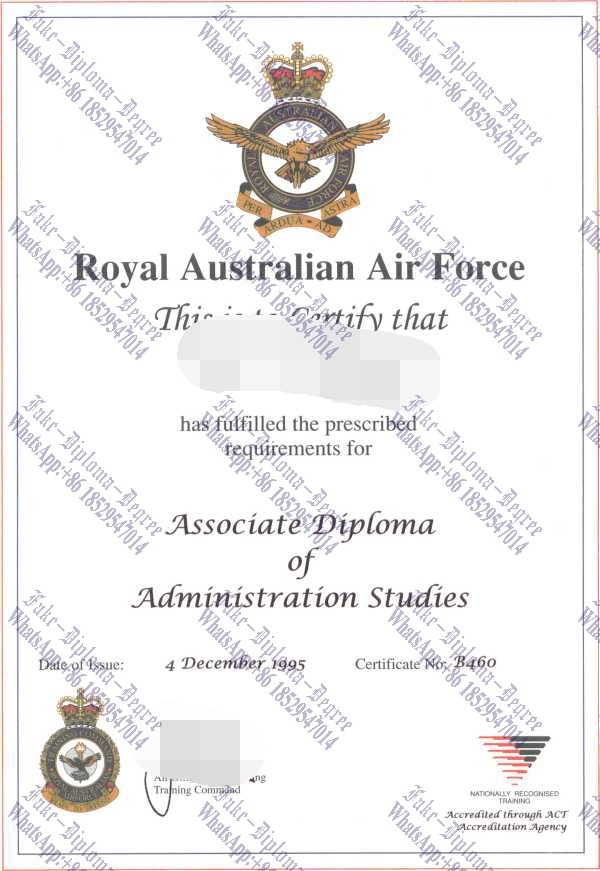 Purchase phony Royal Australian Air Force Diploma