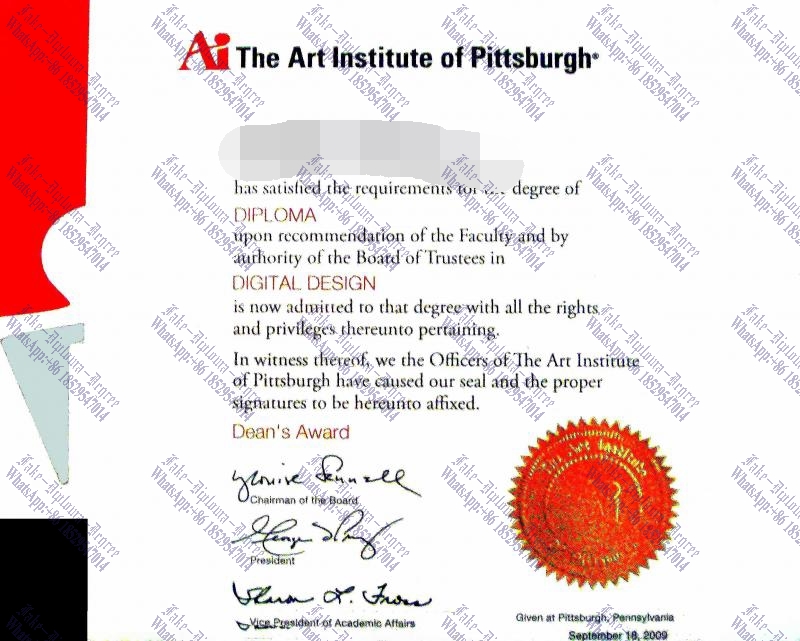 Purchase phony The Art Institute of pittsburgh Degree