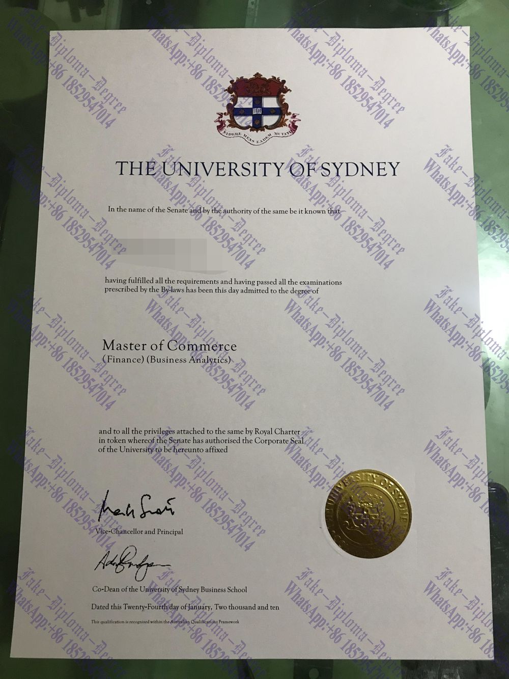 The best website to buy fake The University of Sydney Degree