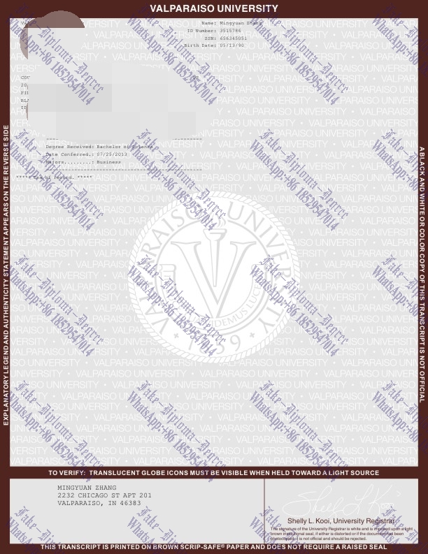 The best website to buy fake valparaiso University Diploma