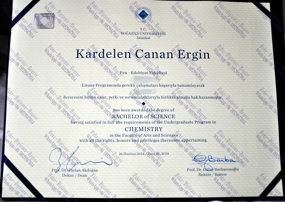 The steps to buy fake Bogazici Universitesi Diploma