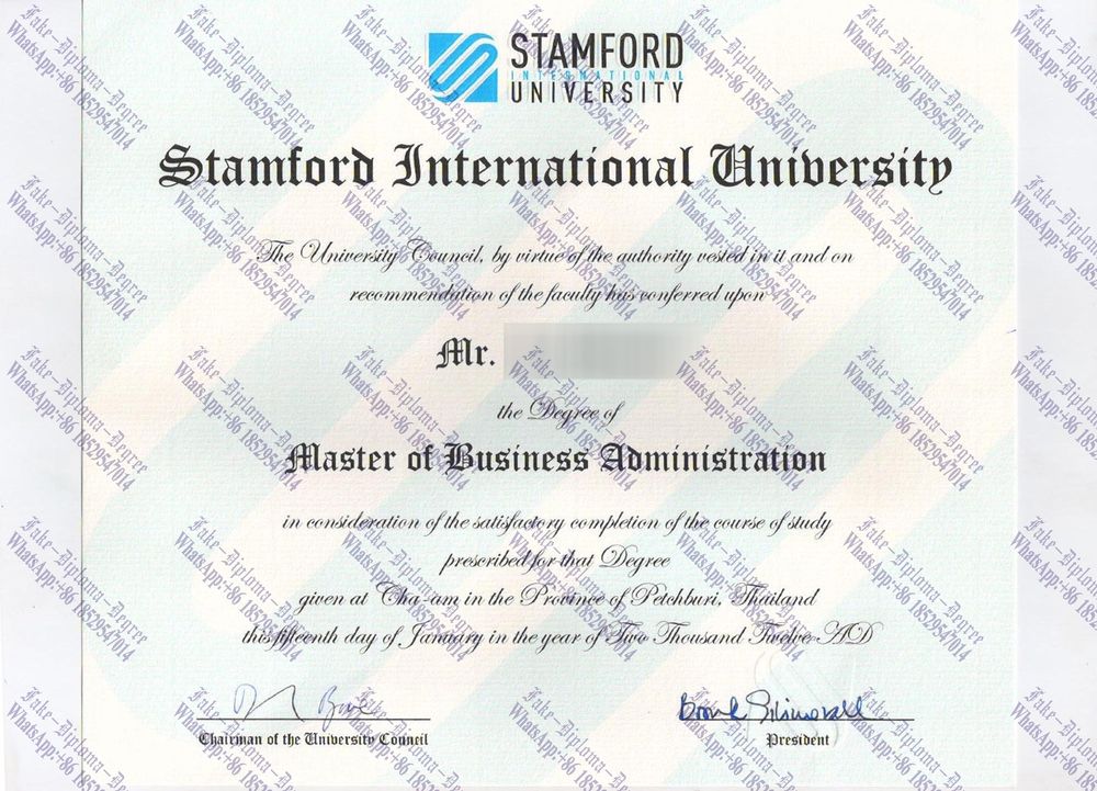 Where to order fake Stamford international University Diploma