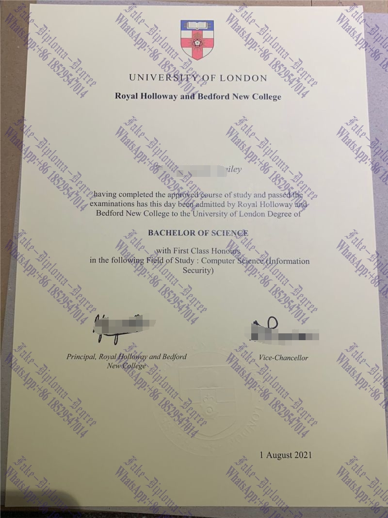 Where to purchase fake Royal Holloway and Bedford New College, University of London Diploma